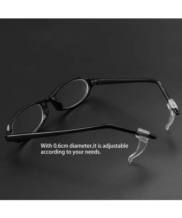 Doitool Anti-Slip Glasses Ear Pads - 10 Couples Durable Silicone Clear Temple Tips for Glasses & Sunglasses - Buy Online on GoSupps.com