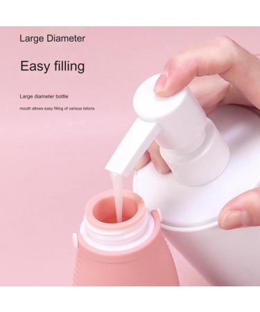 Sweetness Portable Silicone Travel Shampoo Lotion Bottle with Facial Cleansing Brush B - Buy Online on GoSupps.com