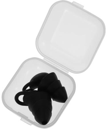 2 Pairs Anti-Noise Earplugs for Sleeping | Sound Blocking & Insulation | Safe Ear Plugs for Students & Dorms | Black - Buy Online on GoSupps.com