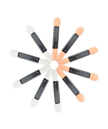 Housoutil Double Ended Makeup Brush 150 Pcs Makeup Brush Blending Brush Make Eye Shadow Brush Eye Shadow Stick Double Head Sponge mediumx3pcs Assorted Colorx3pcs