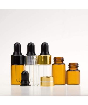 Pack of 20 2ml Clear Glass Bottles with Dropper Pipettes - Buy Online on GoSupps.com