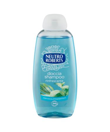Neutro Roberts Neutro Roberts Energizing Shower Shampoo with Cedar and Ginger aromatic fragrance ideal for cleansing the body and hair paraben and soap free respects the skin's pH 250 ml bottle