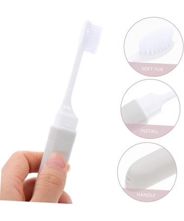 Homsfou 5-Stage Travel Toothbrush Case - Collapsible Manual Toothbrush Box for Pregnant Women - Bulk Art Fiber Travel Accessory - Buy Online on GoSupps.com