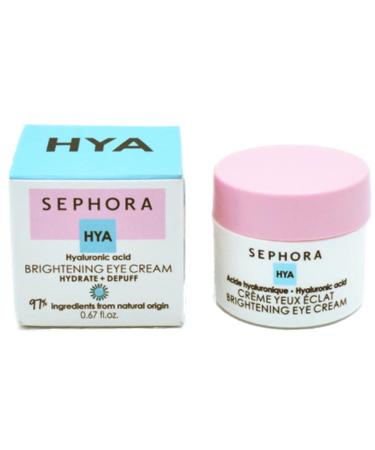 Sephora Brightening Gel Eye Cream with Hyaluronic Acid   Hydrating and Depuff  Anti-aging  Dark Circle  and Brightening