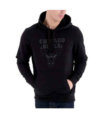 New Era - NBA Philadelphia 76ers Team Logo Hoodie - Blue L Bulls (Black/Black)