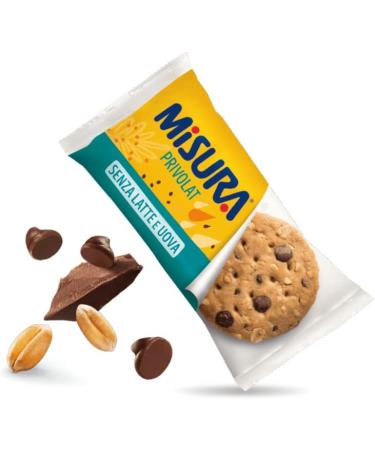 Italian Gourmet E.R. Misura Privolat Pack of 6 biscuits with cereals and chocolate chips dairy-free lactose-free and egg-free 280g pack + Italian Gourmet Polpa di Pomodoro 400g box - Buy Online on GoSupps.com