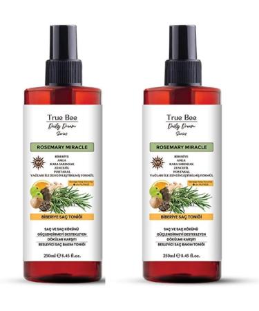 Daily Dream Care Lot de 2 toniques pour cheveux au romarin Croissance rapide des cheveux anti-chute de cheveux favorise la repousse des cheveux sans parab ne pour tous les types de cheveux - Buy Online on GoSupps.com