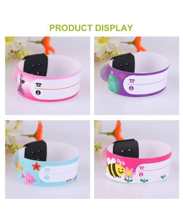 Emergency Bracelets for Children - 8PC Safety & ID Bracelet Set for Toddlers & Young Girls | SOS Name Bracelets - Buy Online on GoSupps.com