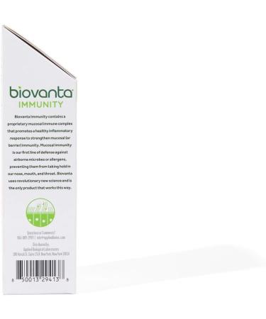 Biovanta Immunity Throat Spray 10ml - Natural Immune Support & Sore Throat Relief | Respiratory Defense & Gut Health Prebiotics - Buy Online on GoSupps.com