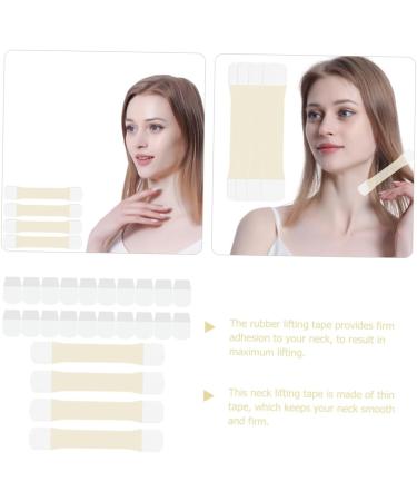 PLAFOPE 8 Pcs Neck Lift Stickers Makeup Neck Tape Anti-aging Neck Tape Invisible Face Tape Jowls Tape Rubber - Buy Online on GoSupps.com