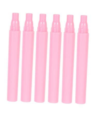 Outanaya 6pcs Silicone Lip Brush Lip Wands Makeup Eyeshadow Makeup Brush Covers Abs