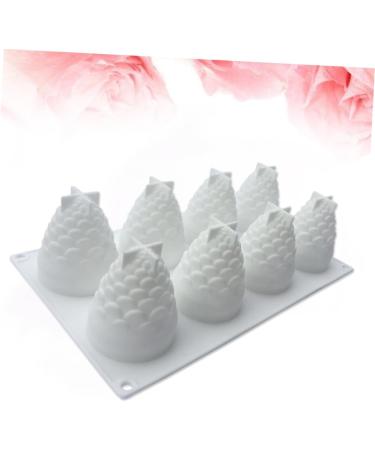 ABOOFAN 8 3D Silicone Mold Soap Molds Fondant Mold Impermeables Candle Molds DIY Mold Jelly Molds Silicone Molds for Soap Cavity Mold Cake Decorating Mousse Mold Cake Mold White Dessert 29.50X17.40X7.50CM White - Buy Online on GoSupps.com