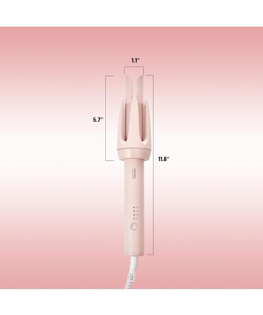 Automatic Curling Iron - 1 Inch Hair Curler with Anti-Tangle & Auto Shut-Off | Fast Heat-Up Ceramic Faceplate for Medium-Length Hair - Buy Online on GoSupps.com