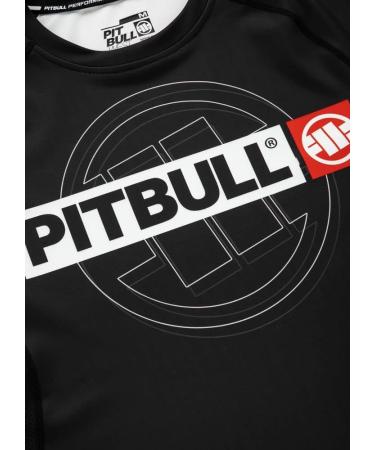 Men's Long Sleeve Rashguard - Pit Bull West Coast Hilltop Sports L Black | International Shipping Available - Buy Online on GoSupps.com