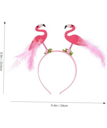 COSMEVIVI Flamingo Headband Beach Headband Flamingo Hair Hoop Hawaiian Accessories Party Supplies Headbands for Luau Party Headdress for Hawaii Party Hair Accessory Party Favor Party Props - Buy Online on GoSupps.com
