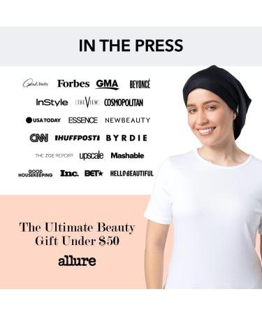 Hairbrella Lite Women's Rain Hat - Waterproof Hair Protection | Adjustable Strap | Packable Black Classic - Buy Online on GoSupps.com