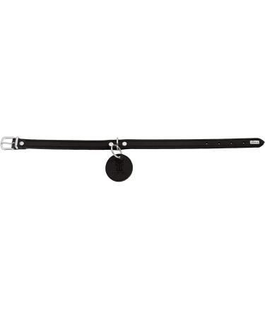 HUNTER Aalborg Leather Dog Collar - Simple Robust & Comfortable | Size M (52) - Black - Buy Online on GoSupps.com