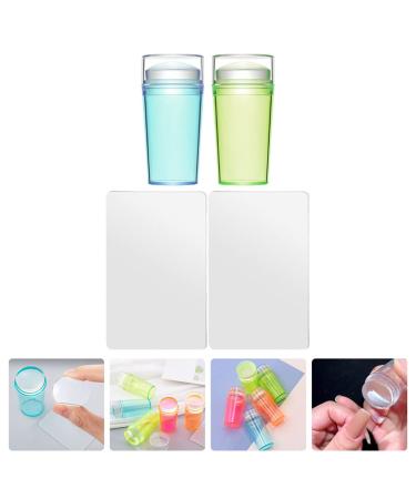 Uonlytech 2-Piece Silicone Nail Art Stamper Set | DIY Nail Decor Tools | International Shipping - Buy Online on GoSupps.com