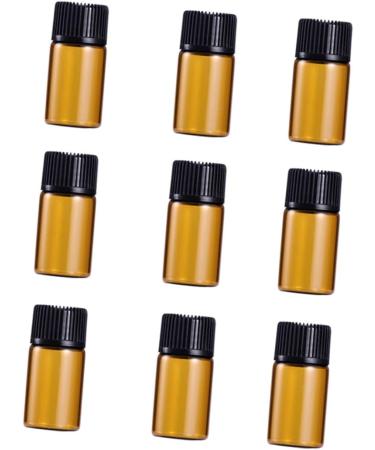 DOITOOL 9pc Toiletry Travel Containers Clear Bottle Makeup Travel Containers Essential Oil Container Travel Liquid Container Mini Glass Jars Glass Bottle Essential Oil Bottle - Buy Online on GoSupps.com