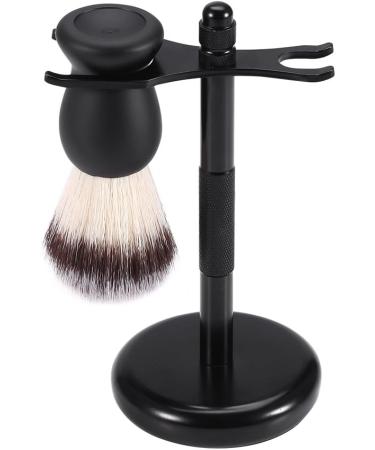 Shaving Brush Stand - Zinc Alloy Holder for Moustache & Razor | Stable & Balanced Black - Buy Online on GoSupps.com