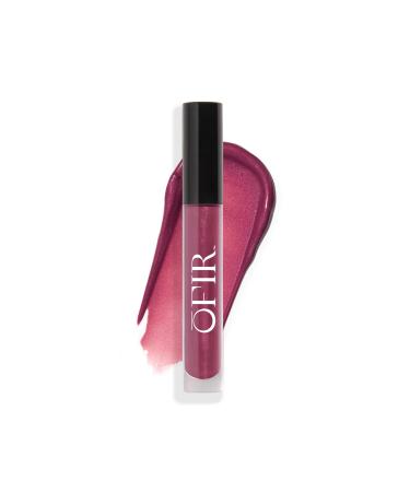 OFIR Hue Hydrator Sheer Lip Jelly | Luminous Gloss Shine Formula With Apricot Oil Coconut Oil Vitamin E for Subtle Color | Vegan Cruelty Free Hydrating lip Balm | Sangria - Rich Berry 0.135 Fl oz