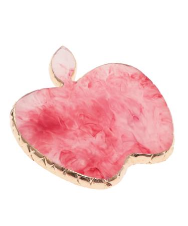 Didiseaon 1Pc Manicure Nail Nail Art Palettes Nail Art Nails Color Plate Resin Tools Makeup Palette Resin Nail Art Artist Mixing Palette Red Toning Nail Piece