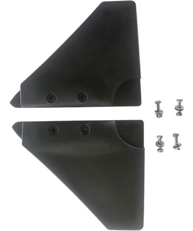 Dorsal-Fin Style Hydrofoil Stabilizer for Outboard Motors 5-150hp | UV-Resistant Black Plastic with SS316 Bolts - Buy Online on GoSupps.com
