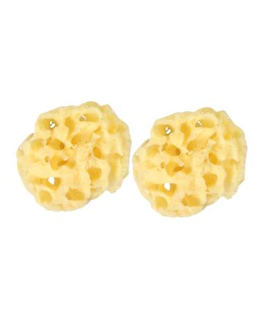 Cabilock 2pcs Natural Children's Sponge Back Bath Sponge Portable Bath Ball Skin Scrubber Shower Scrubber Exfoliating Shower Sponge Back Scrubber Household Bath Ball Body Cleaning Sponge 1 Count (Pack of 1)