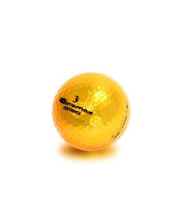 Chromax High Visibility Distance Golf Balls 6-Pack Gold