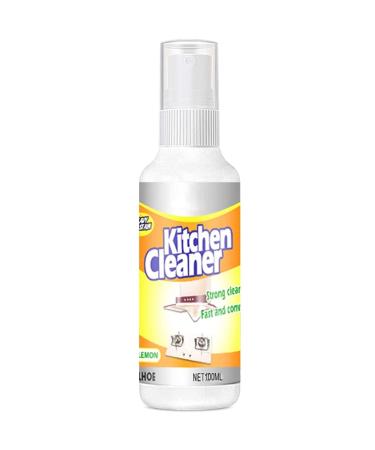 Kitchen Cooktop Cleaner Degreasing Cleaning Spray Heavy Oil Strong Decontamination Removes Kitchen Grease Grime Oil Stain Professional Foam Spray Household Cleaning Tool (100ml)
