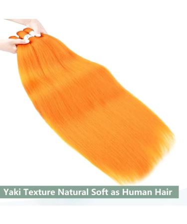 YDDM Pre-Stretched 20-Inch Orange Braiding Hair Extensions - 6 Pack Jumbo Braids for Artistry & Styling - Buy Online on GoSupps.com
