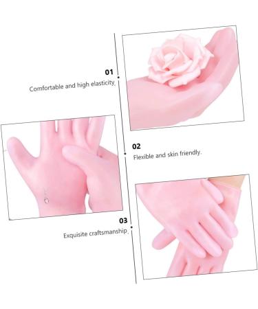 FOMIYES 1 Pair Beauty Protective Glove LED Eyebrow Clip Sun Protection Gloves for Women Dry Rough Hand Women Moisturizing Gloves Exfoliating Hand Gloves Sebs Miss Dry Hands Dry Skin Pink - Buy Online on GoSupps.com
