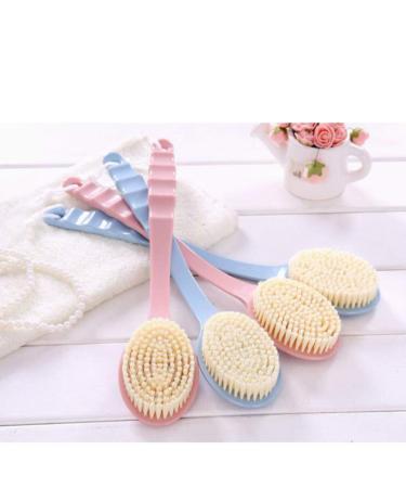HEALLILY Long Handle Bath Brush Set - Soft Shower Back Scrubber Massager for Home Bathroom (2pcs) - Buy Online on GoSupps.com