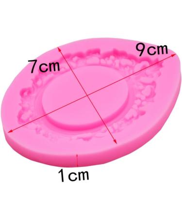 Zerodeko Gummy Moulds Picture Frames Silicone Molds Photo Frame Silicone Baking Mold Silicone Fondant Molds Silicone Cake Mold DIY Baking Molds Vintage Tool Photo Frame Fondant Mold medium Pink - Buy Online on GoSupps.com