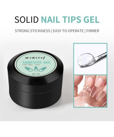 Solid Nail Tip Gel Quickly Extend Nails Transparent Soak Off UV Glue Nail Art Gel Polish Varnish Function Gel Nail Accessories| | - - (Color: 1PC Patch Adhesive Style A) - Buy Online on GoSupps.com