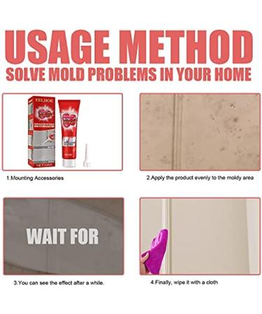 Mould Magic Extreme Gel UK Mould Magic Remover Household Mold Remover Gel Powerful Mould Magic Gel Cleaner For Wall Tiles Wall Corner And Kitchen Bathroom Sink (20g-2Pack) - Buy Online on GoSupps.com