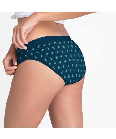 Kiwitas Classic Sporty Menstrual Briefs Platanomelon (Citric) - XXL | Comfortable & Stylish Period Underwear for Menstrual Protection | Shop Internationally - Buy Online on GoSupps.com