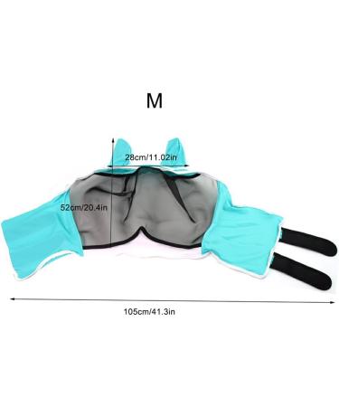 gosduiwip Breathable and Easy to Fly Mask for Horses - Stay Protected All Day Long Comfortable Polyester Horses Accessories Black M M Black - Buy Online on GoSupps.com