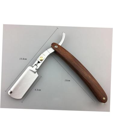 Minkissy Khimar Hijab Razor Hair Braider | Metal Hand Razor for Men | Safe Razor with Mahogany Handle | International Shipping Available - Buy Online on GoSupps.com