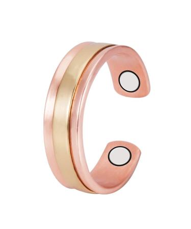 EnerMagiX Pure Copper Magnetic Rings for Women Magnetic Rings Birthday Rings Gift for Mom Wife Daughter Women s Day Gift(CPR-0948S) - Buy Online on GoSupps.com