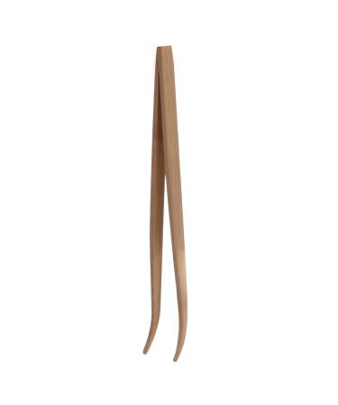 Angled Reptile Feeding Tongs 28 cm Bamboo Eco-Friendly