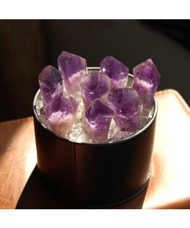 1pcs Natural Amethyst Scepter Quartz Crystals Cluster Minerals Stones fine Home Decoration Gifts Suitable for Furniture Decoration Full of Texture 50-80mm - Buy Online on GoSupps.com