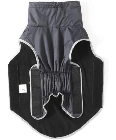 PLUS PO Waterproof Dog Raincoat for Small Dogs - Stylish Black Full Raincoat - Buy Online on GoSupps.com
