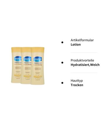 Buy 3 x Vaseline Intensive Care Body Lotion - Essential Healing - 400ml | International Shipping - Buy Online on GoSupps.com