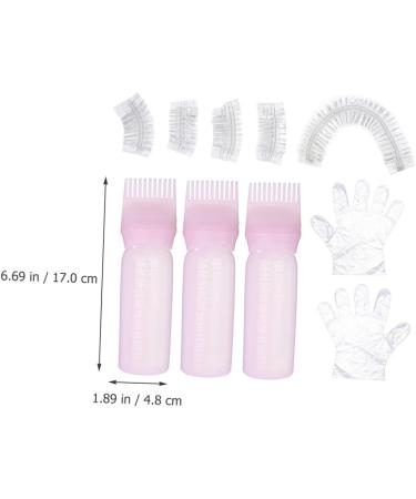 POPETPOP 1 Set Hair Dye Kit Hair Dye Tools Hair Coloring Tools Kit Bleach Kit Hair Dye Accessories Hair Coloring Kit Hair Coloring Dye Bottle Hairstyling Gloves Portable Lecythus Plastic 6.9x4.8cm Pink - Buy Online on GoSupps.com