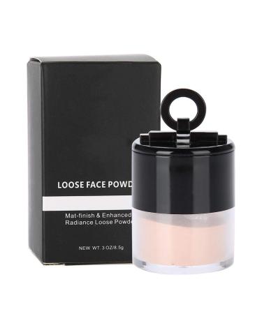 Loose Powder, Makeup Powder, Professional Face Translucent Loose Powder Oil Control Whitening Makeup Powder(#2)