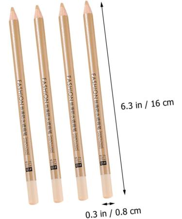  CANIGHT CANIGHT 4 Pieces Concealer Pen Makeup Concealer Pencil Smudge Concealer Pencils Concealer for Freckles Cosmetic Concealer Pen Highlights Concealer Pencil Concealer for Makeup Wooden White - Buy Online on GoSupps.com
