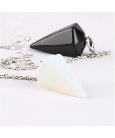 Amethyst Rough Stone 1pc Natural Gemstone Jewelry Divination Pendulum Crystal Opal Stone Amethyst Natural Rose Quartz Necklace Woman Gifts (Color : Rose Quartz) - Buy Online on GoSupps.com