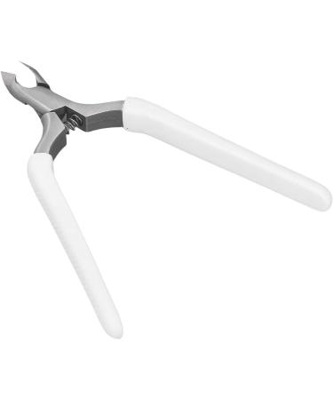 Professional Stainless Steel Cuticle Trimmer Dead Skin Remover Inline Spring Slip Resistant Cuticle Trimmer (White) - Buy Online on GoSupps.com