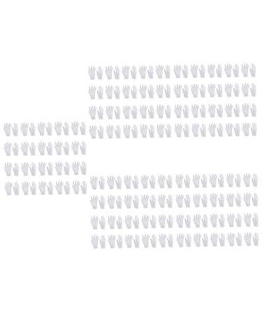 ABOOFAN 80 Pairs White Cotton Gloves Tool Gloves Black Cotton Gloves Breathable Work Glove Liners Cotton Inspection Gloves Labor Gloves Sleep Gloves S Elastic Cotton Gloves Lining Soft Man